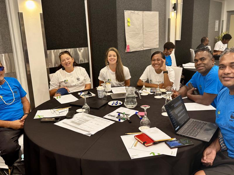 A group of participants at the Oceania First Voices Regional Forum